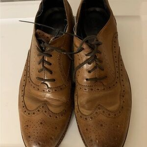 Cole Haan mens sz 10.5M morris grand wingtip oxfords‎ c30697 Brown Leather shoes